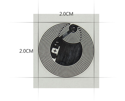 高頻NFC標簽尺寸結(jié)構(gòu)圖